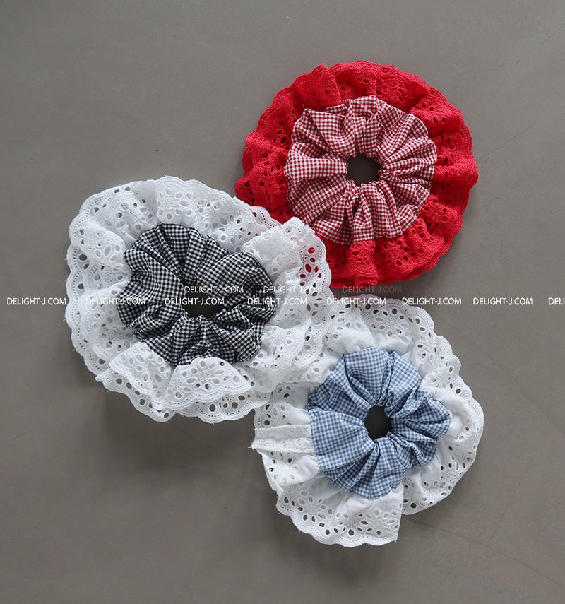 Coloring Gobang Checkered Lace Tripe Shushu Scrunch
