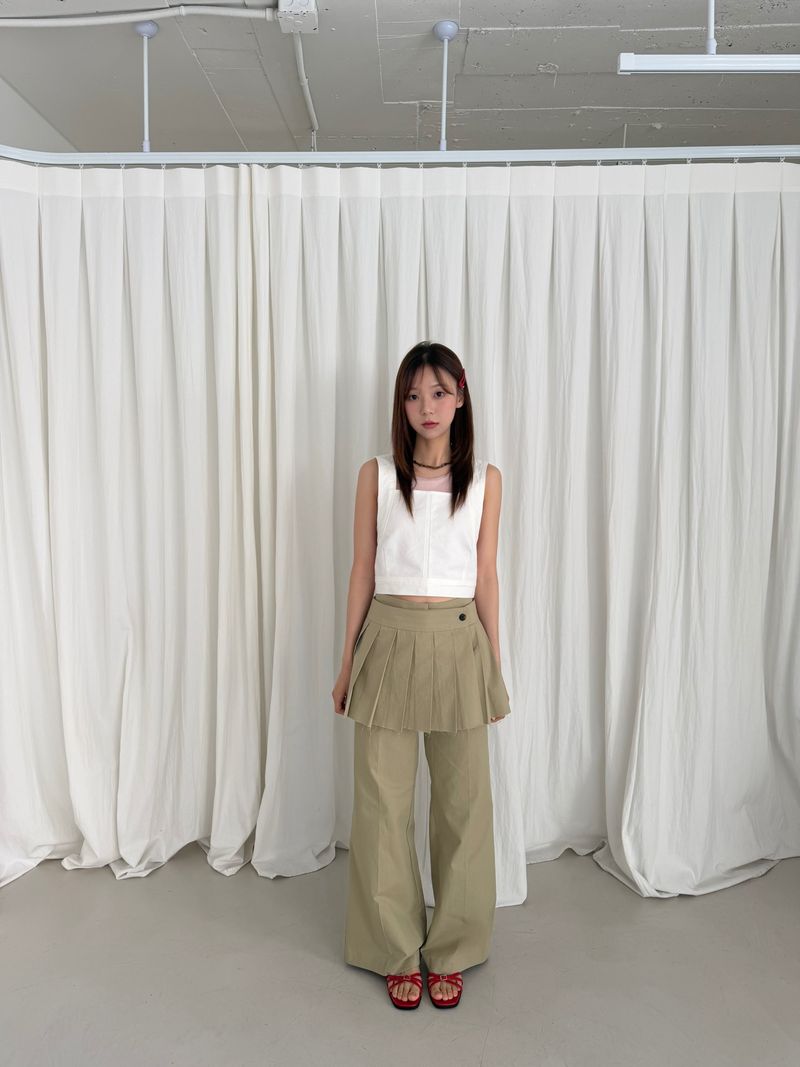 MINGLOW（ミグロー）の「デイ ラップ スコートパンツ（パンツ）」