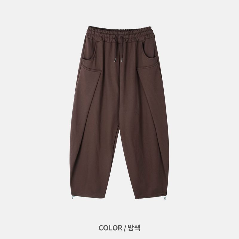 Flap Balloon Sweatpants (4 Colors)