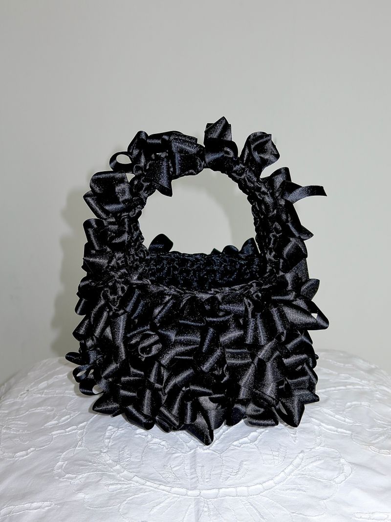 Ruffle tote sac