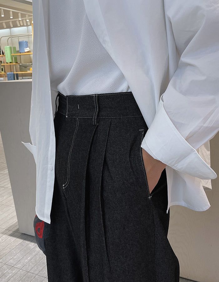 ASCLO(エジュクロ)の「Oh Stitch Denim Slacks (2color)(Pants)」