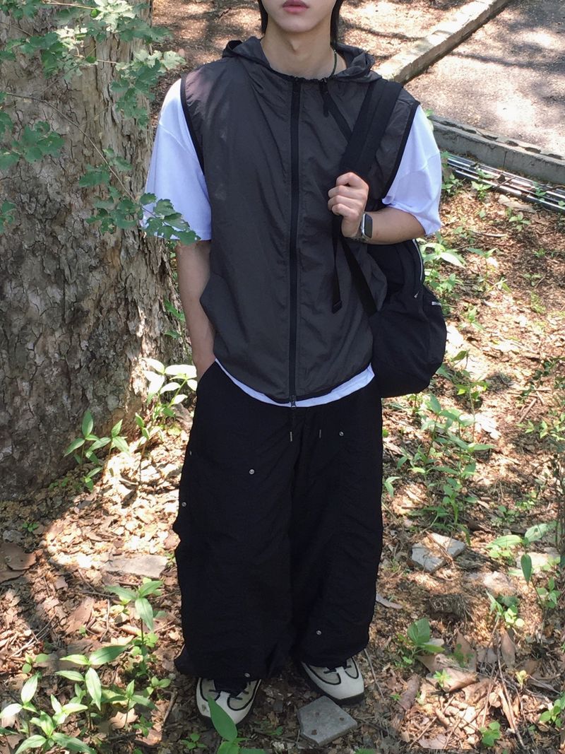 Swan Nylon Carpenter Pants 3C
