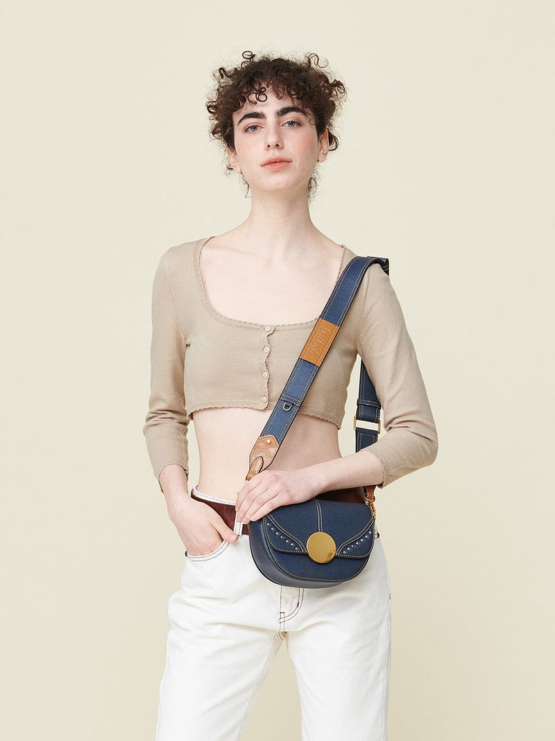Lottie Denim Crossbody