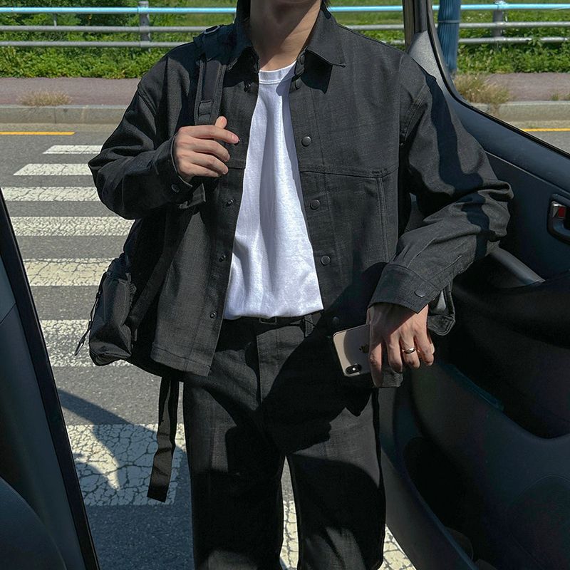De Lap Non Fade Western Crop Jacket (2color)