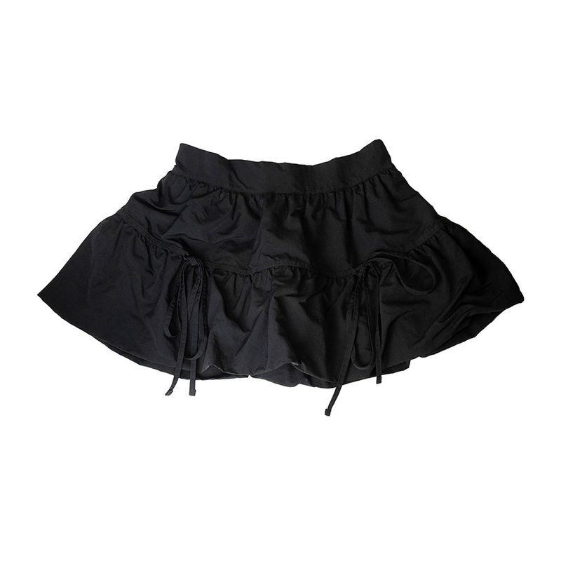 Ribbon String Mini Skirt (2colors)