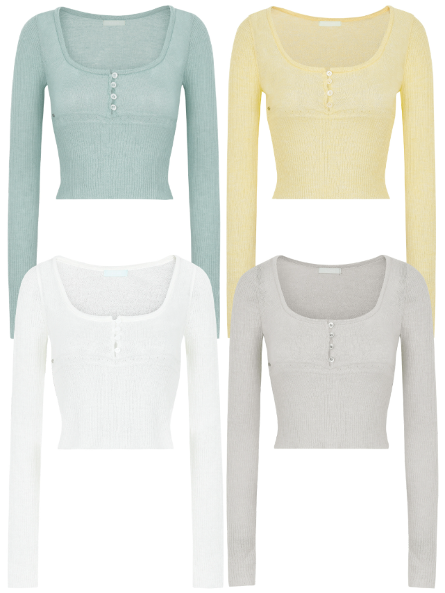 PALEJADE（ペールジェイド）の「Lily Crop Knit T（Tops）」