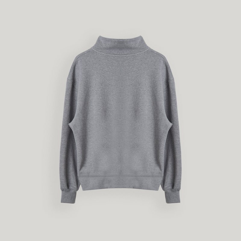 Melange Snap Sweatshirts