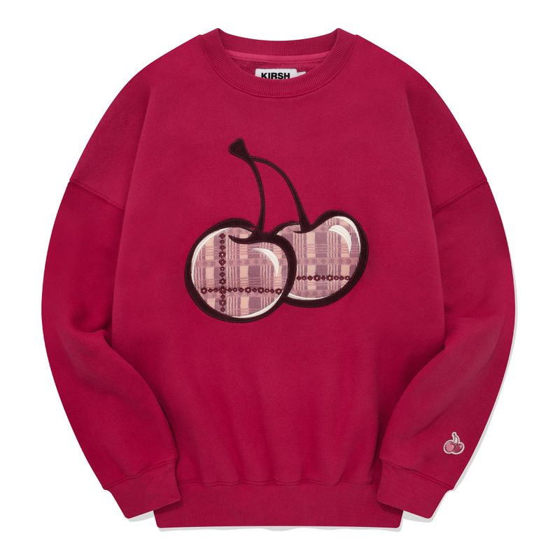 BIG CHERRY NAPPING SWEATSHIRT [LIGHT BURGUNDY]