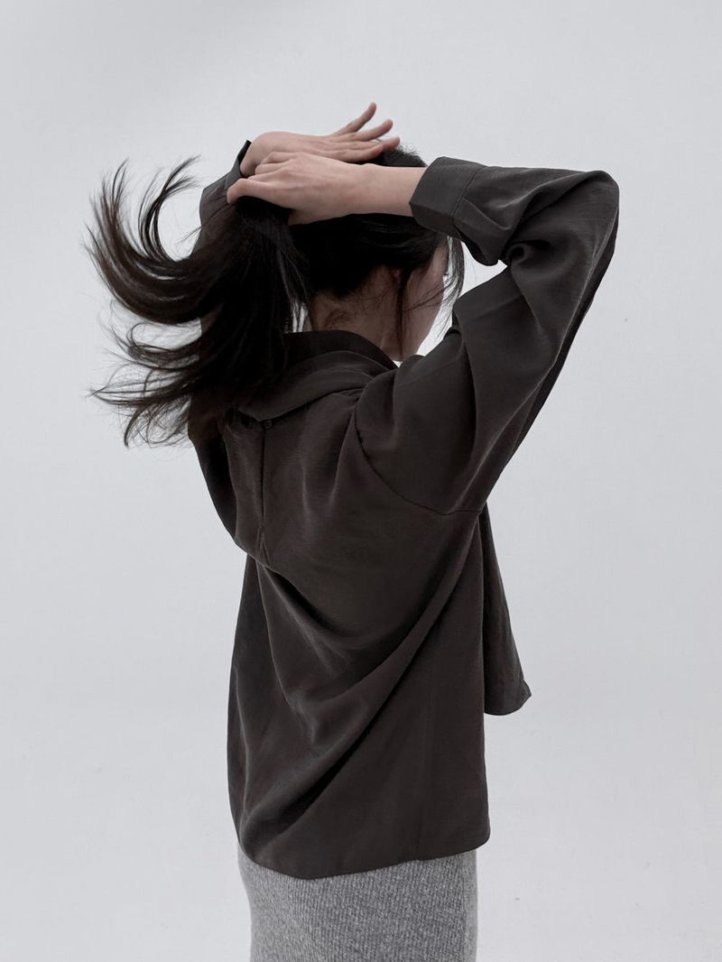  MUFFLER BLEND BLOUSE