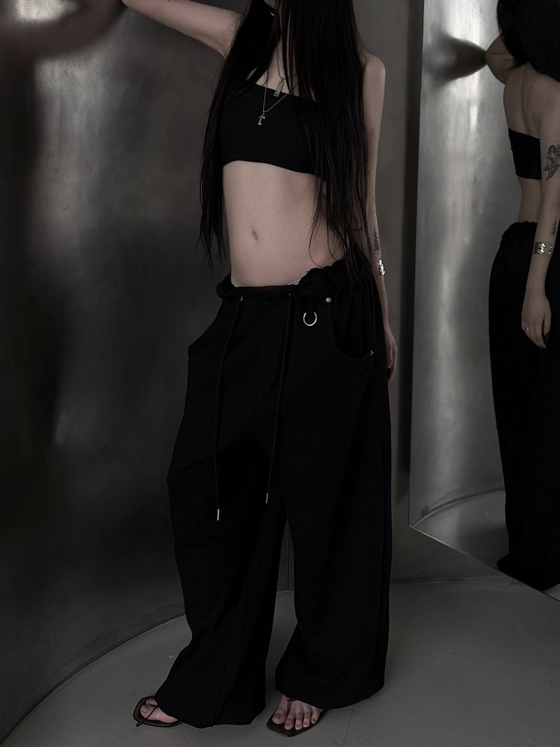 URBAN UNIQUE(アーバンユニーク)の「low-rise ring pants (2color)(Pants)」