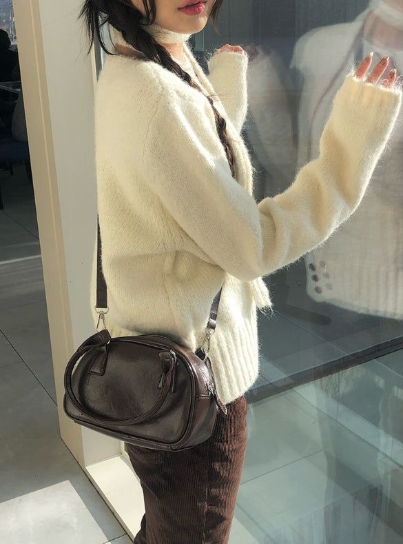 anyonemore（エニーワンモアー）の「Logic Daily Mini Leather Shoulder Cross Bag（Bags）」