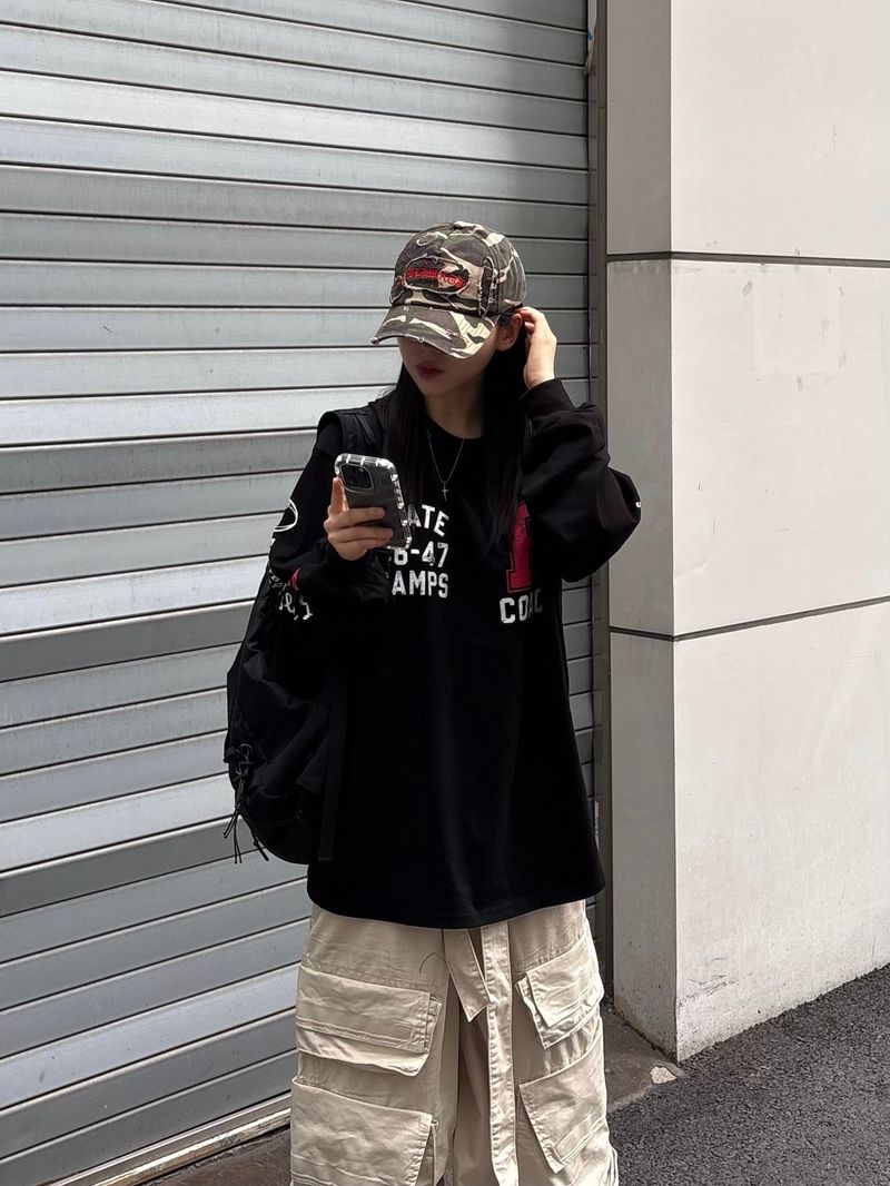 state b long sleeve t-shirt