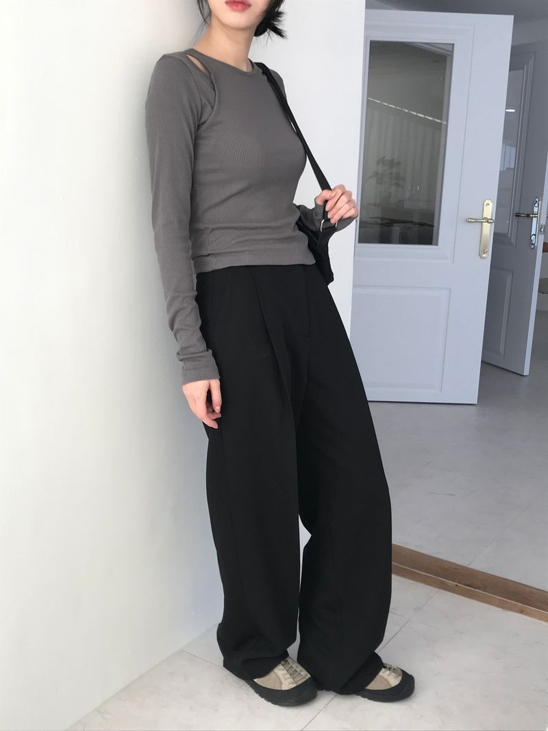 Cielo one tuck slacks
