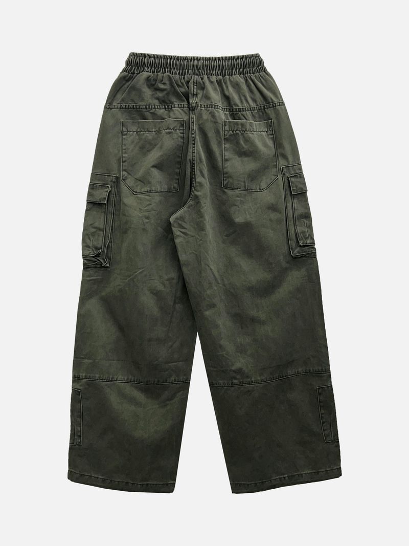 Bexer Multi-Pocket Wide Pants 3C