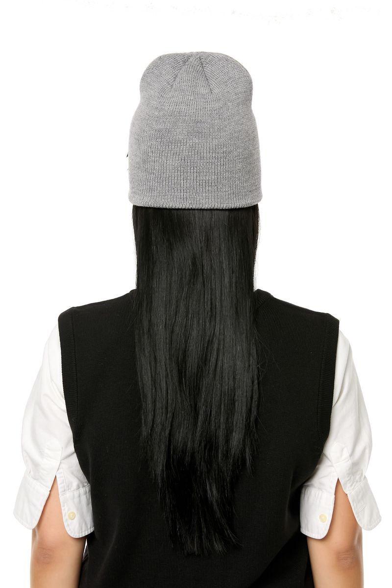 MINI RIBBON BEANIE / GREY