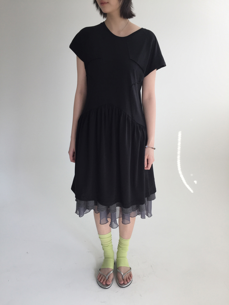 Merci Chiffon Midi Skirt (4color) 