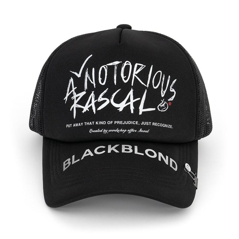 BBD Rascal Trucker Mesh Cap Dark Ver. (Black)