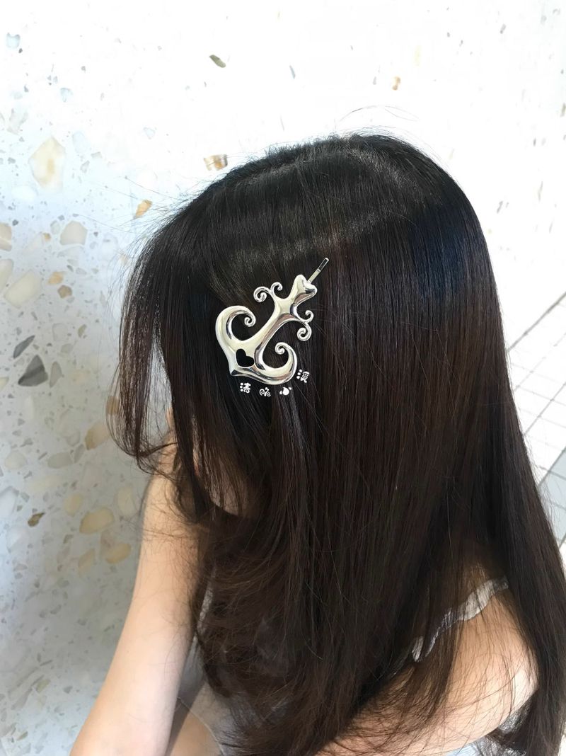 sailor sea love hair pin