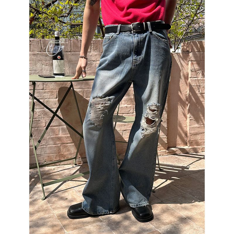 LAURANT（ロラン）の「[Unisex] ティンウォッシングブーツカットデニムパンツ（パンツ）」