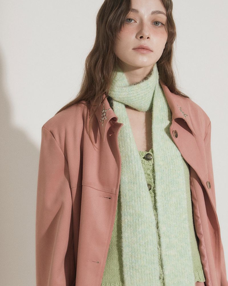 SLIM KNIT TIE MUFFLER [3colors]