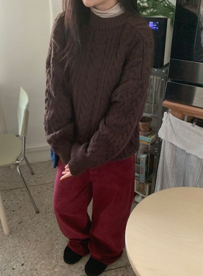 Kidella Round Cable Knit