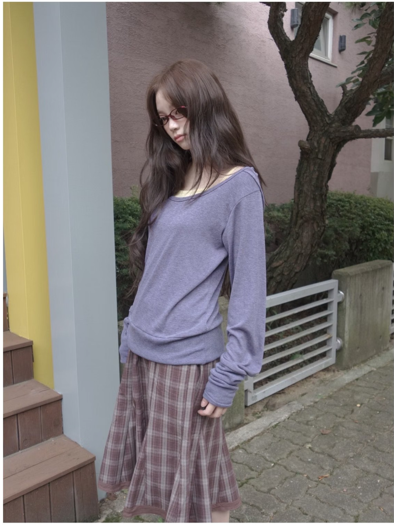 cherry hood tee