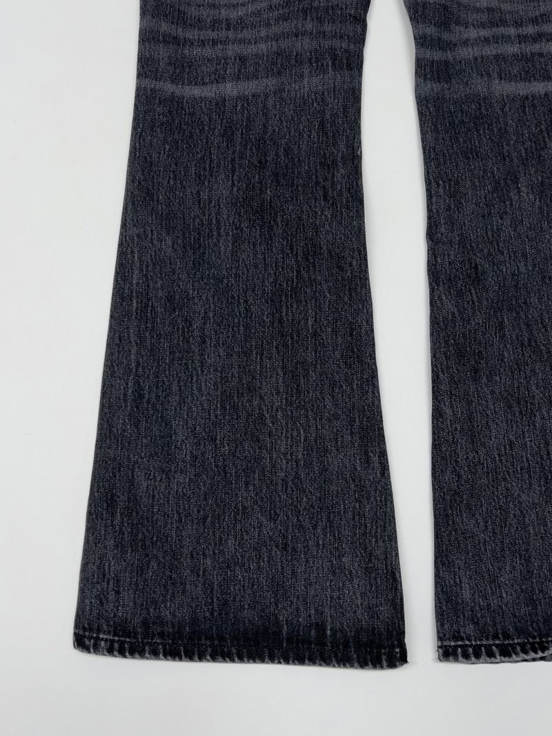 [unisex] 641 cat-washed bootcut denim pants