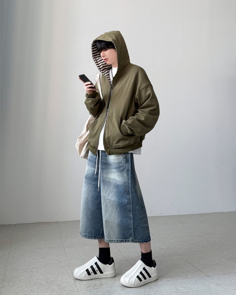 Duo Reversible Hood Zip-Up