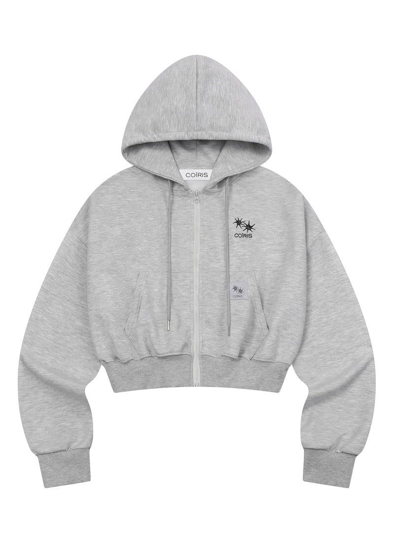 COIRIS（コイリス）の「ASTO CROP HOOD ZIP-UP (2COLOR)（Tops）」
