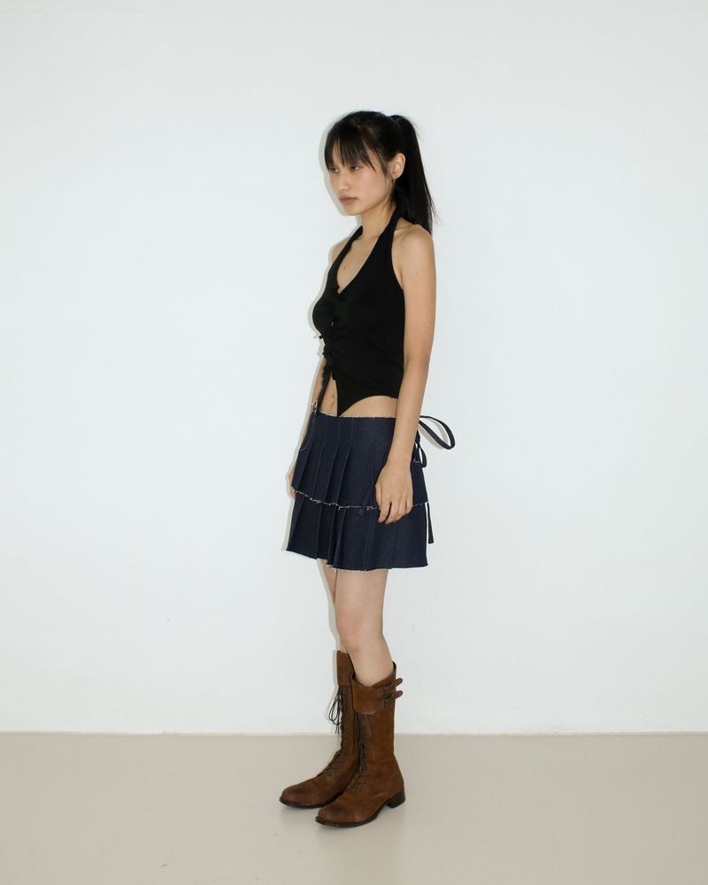 [MADE] Double pleats skirt 004