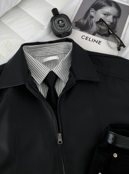 Soldier Leather Automatic Tie