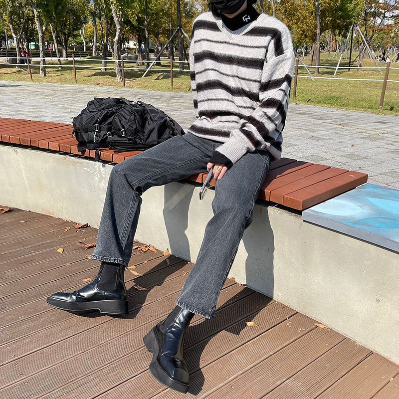 EV Angora Striped Knitwear (2 colors)