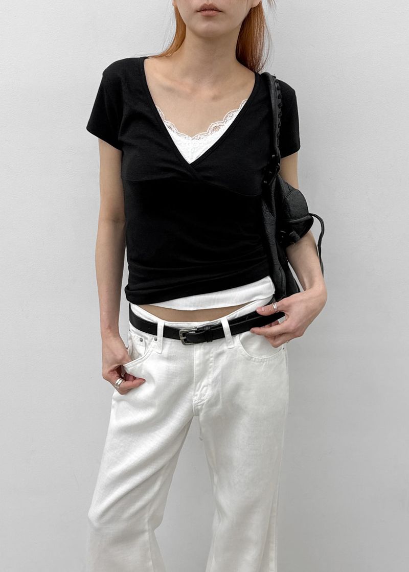 [MADE] Koishi Wrap Short Sleeve Top