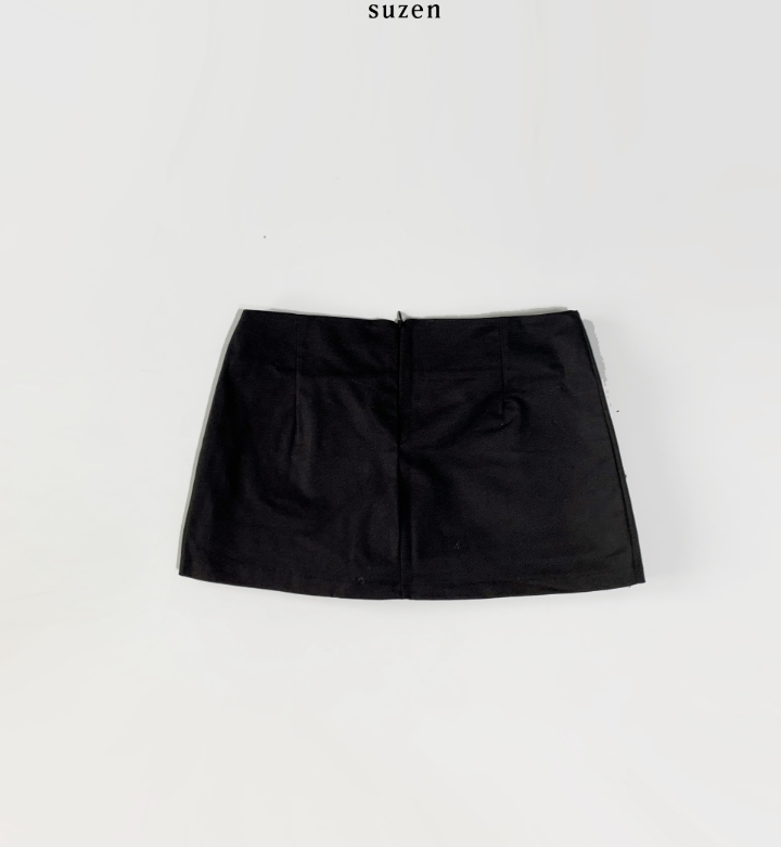 Tainer Mini Low Waist Skirt (black)