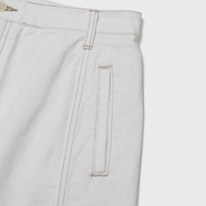 HIMUL STITCH CURVED PANTS