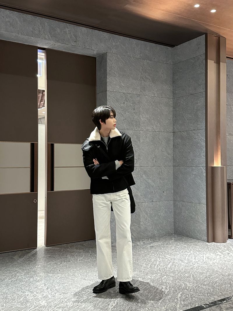 loe wool collar suede jacket (3 colors)