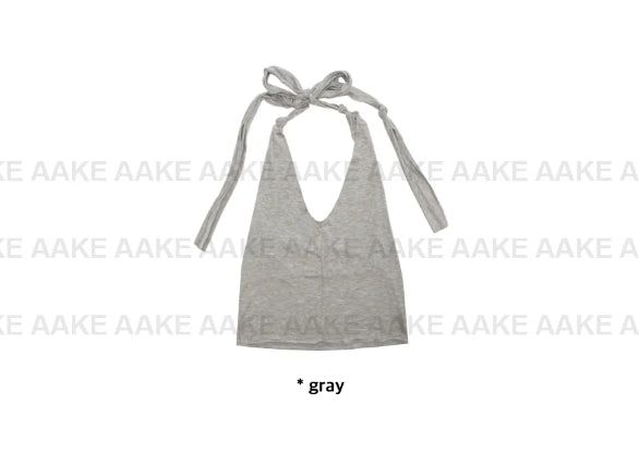 KNOT HALTER TOP