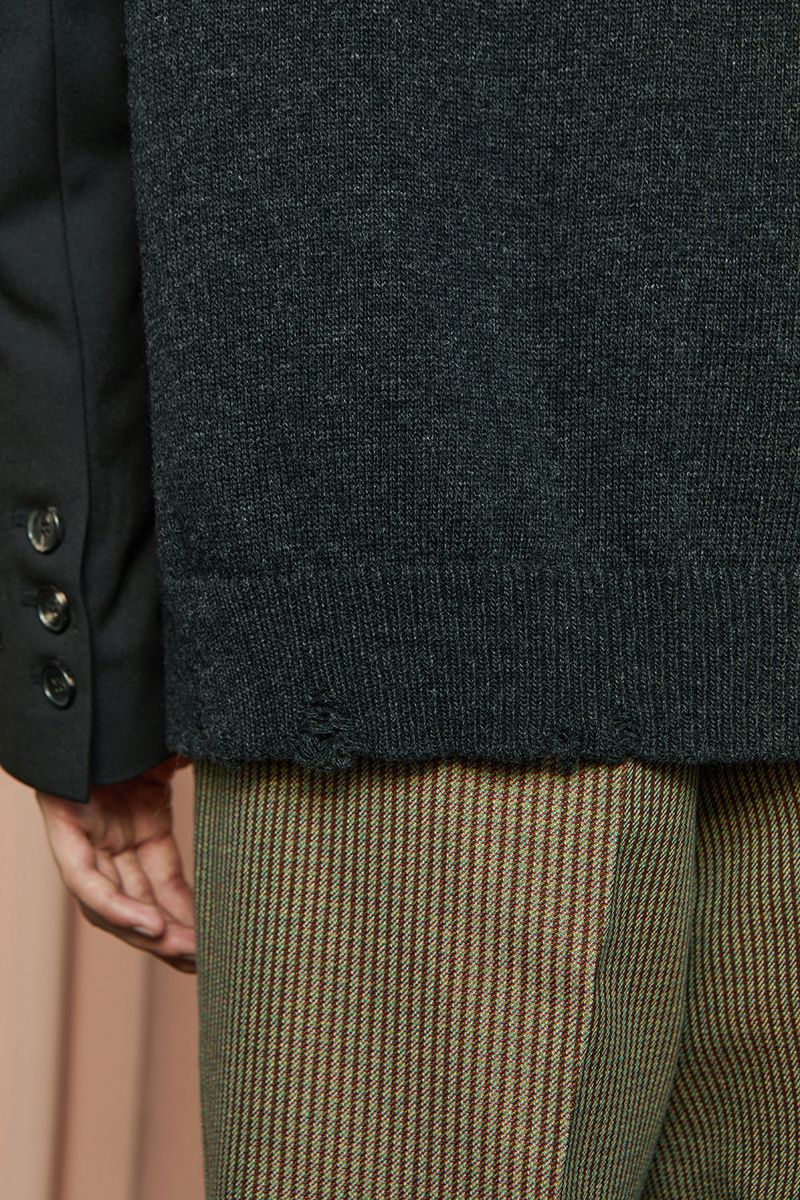 DOCKING KNIT JACKET / BLACK