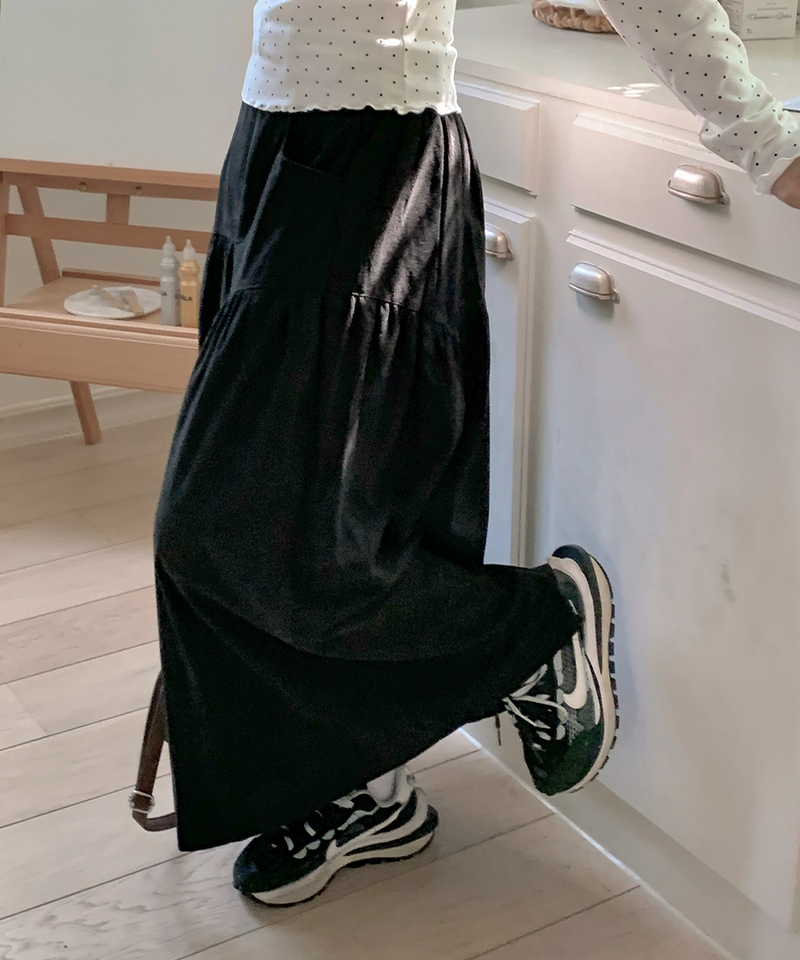 corduroy long skirt