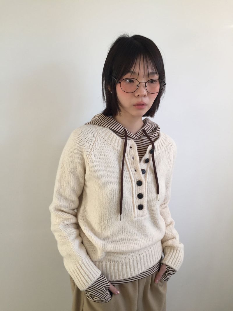 DUGGY（ダギー）の「Lambswool alpaca knit (4color)（Tops）」