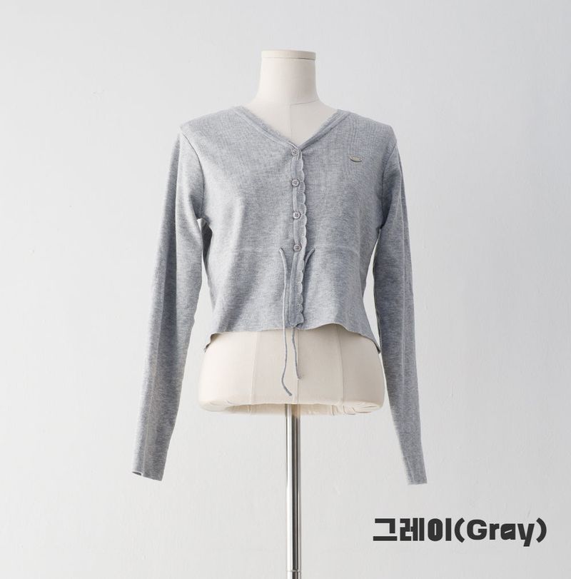 Perrin Strap V-neck Cardigan