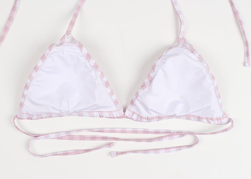 CHECK LOW SHORTS BIKINI