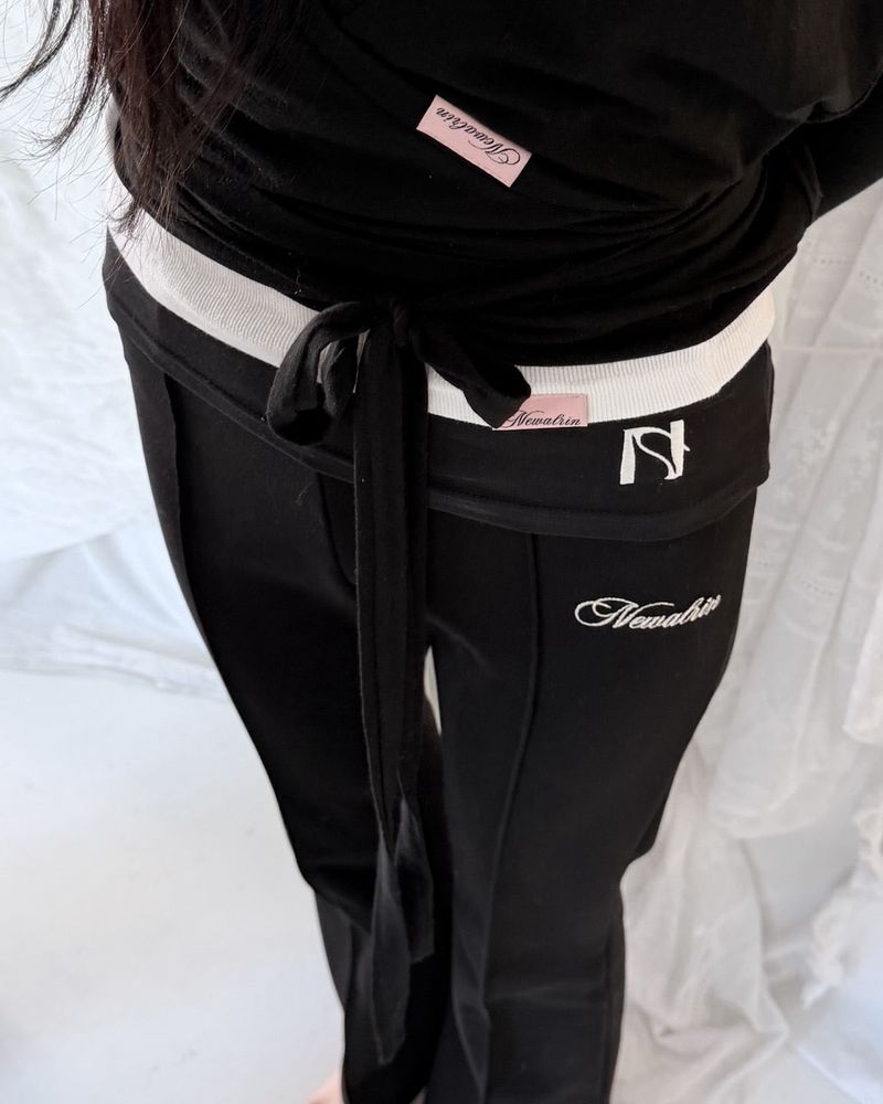 Hailey Pintuck Bootcut Leggings