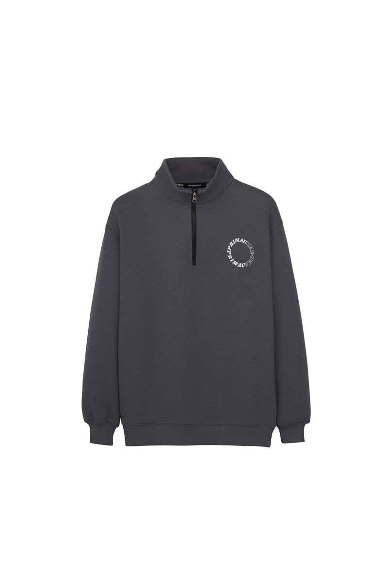Round Hurter Crewneck Half Zip-Up