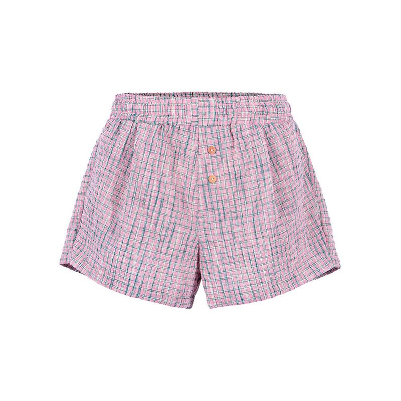 ANOTHERA(アナザーエー)の「CHECK BOXER SHORTS_Pink(Pants)」