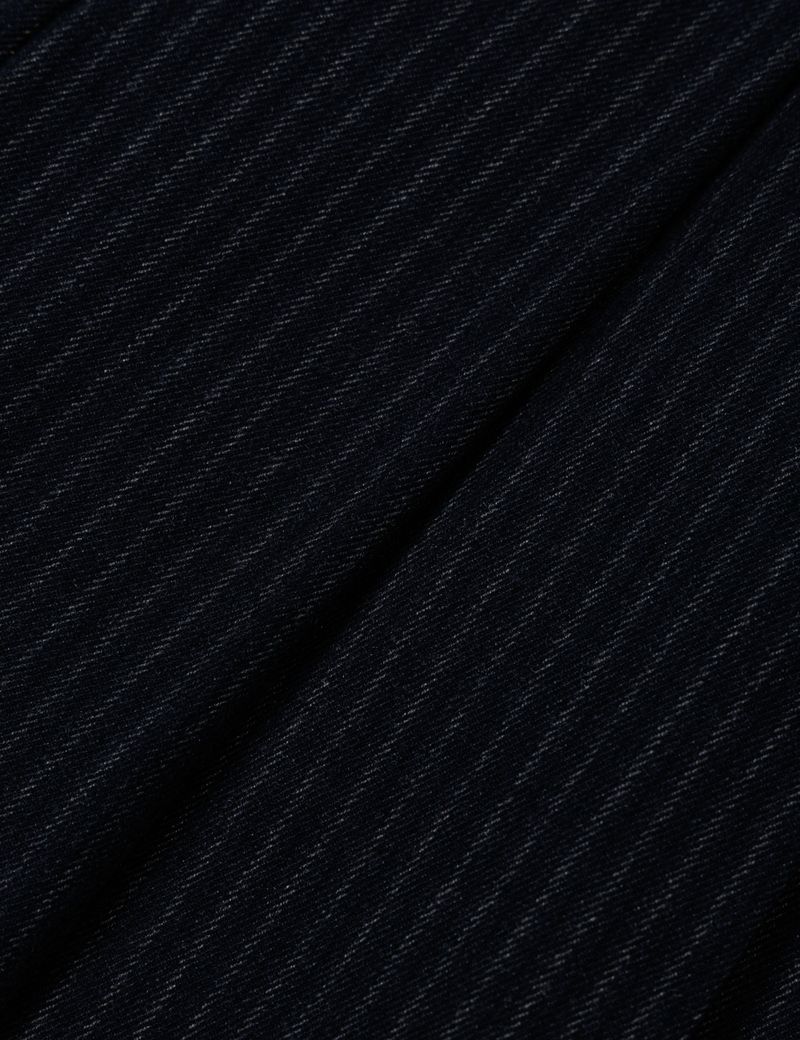 STRIPE PLEATED PANTS(NAVY)