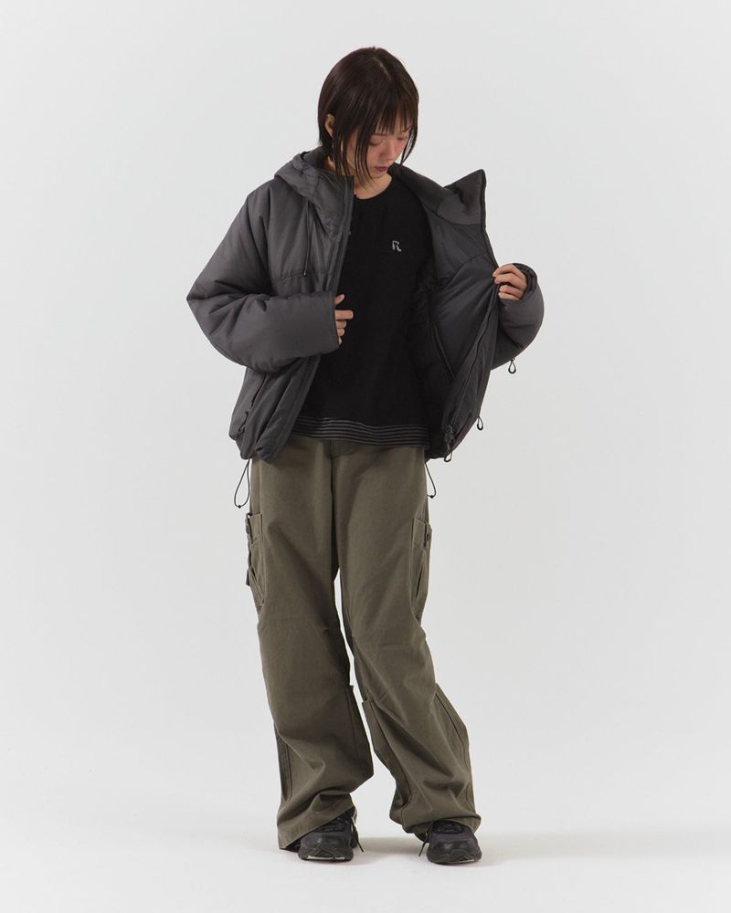 Reversible Thinsulate Padded Jumper (Charcoal)