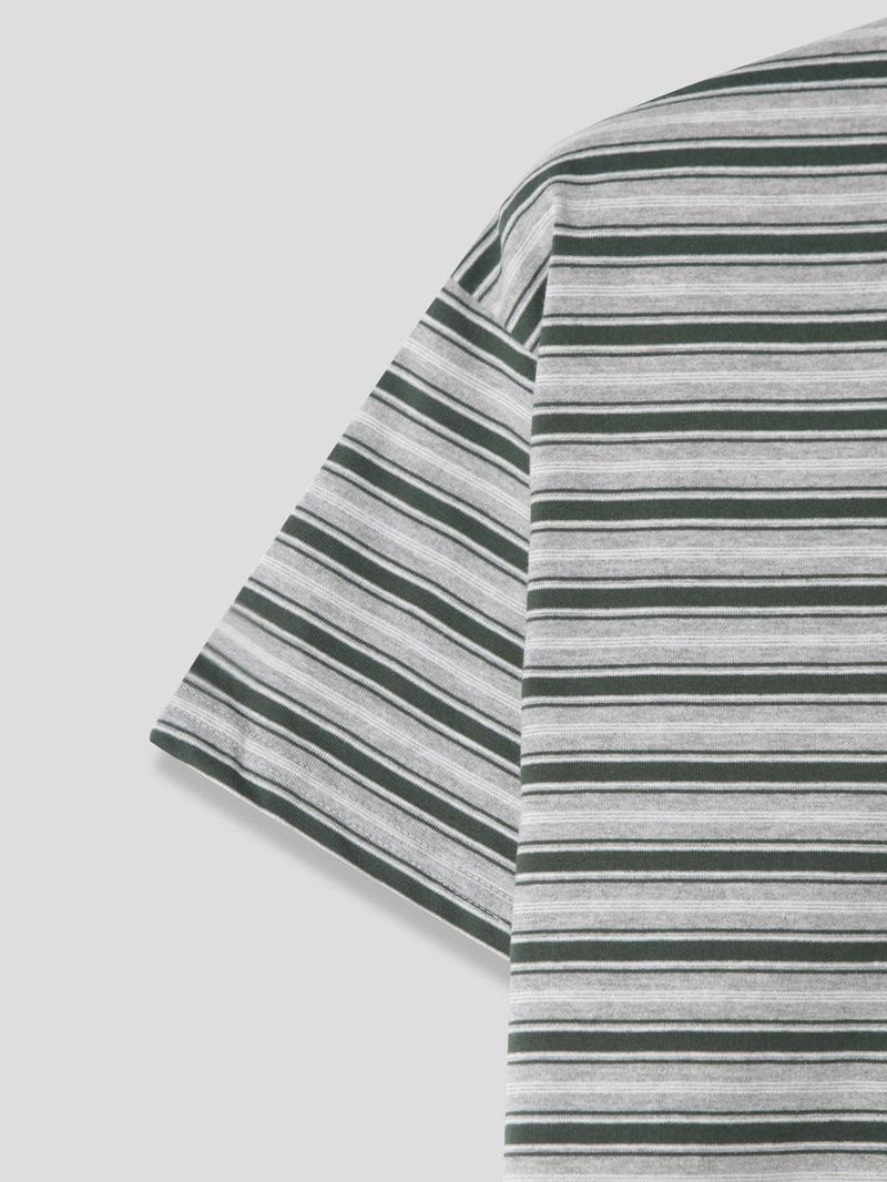 Cloud Cropped Striped Top
