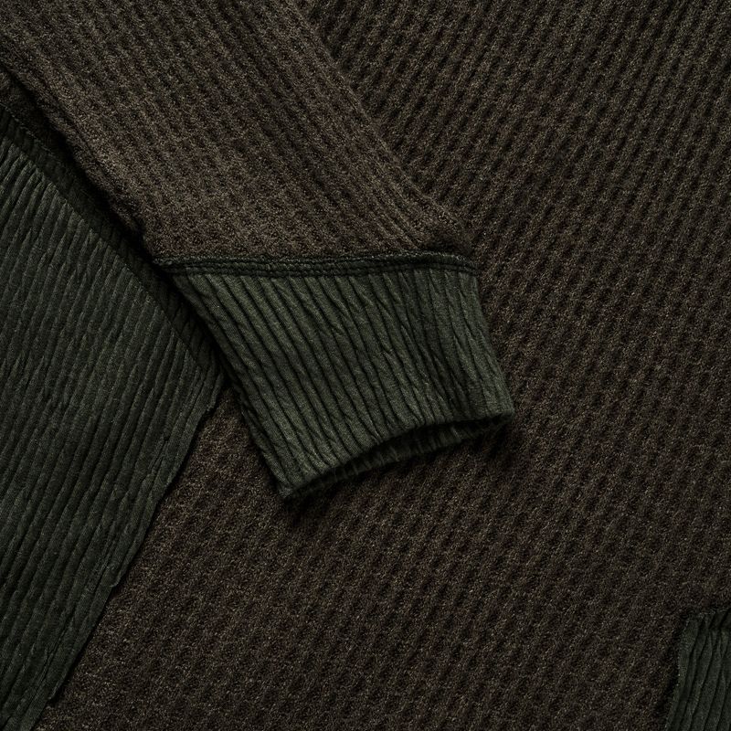 Big Star Warmer Henley Neck Hooded Knit 4C