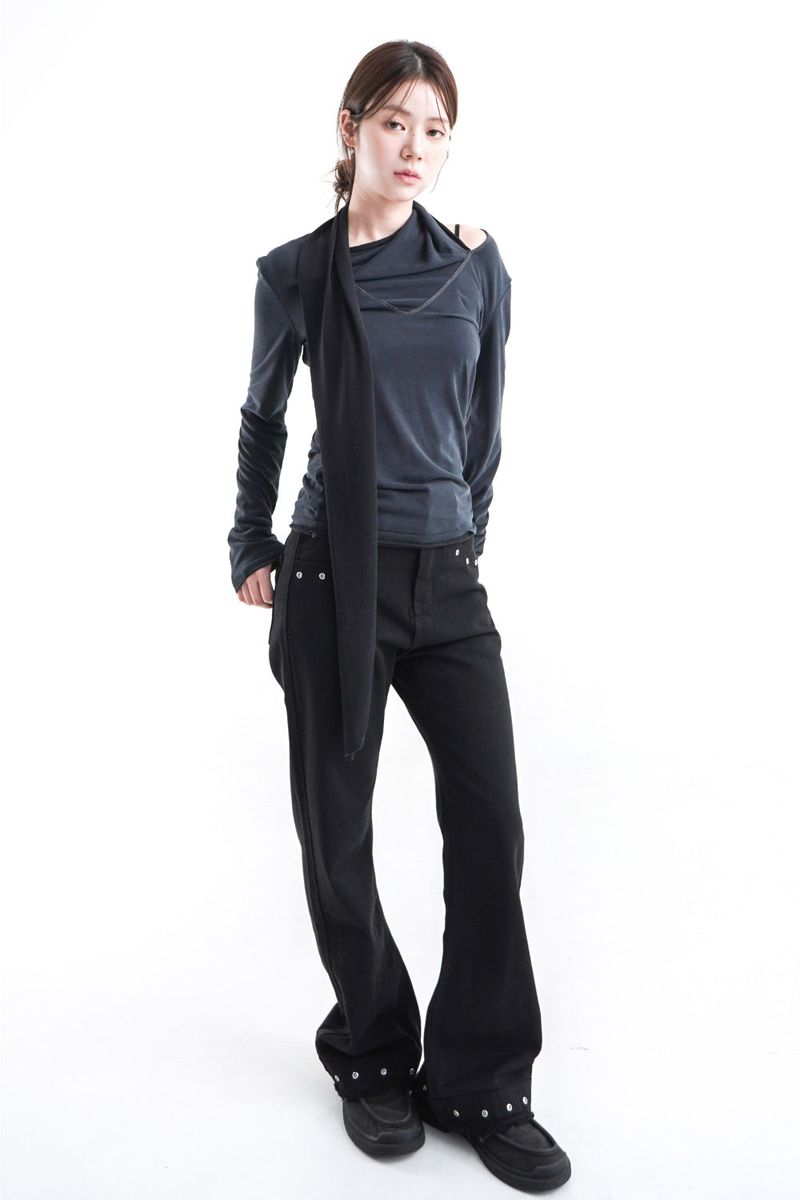 WESTERN EDGE BLACK DENIM